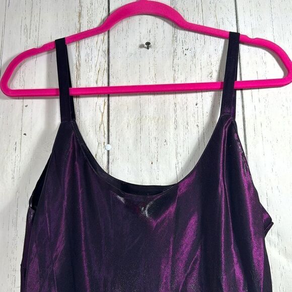 Cabernet Deep Purple Satin Slip - Picture 7 of 10
